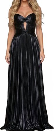 Jovani Jana Long Formal Prom Dress Gown In Black