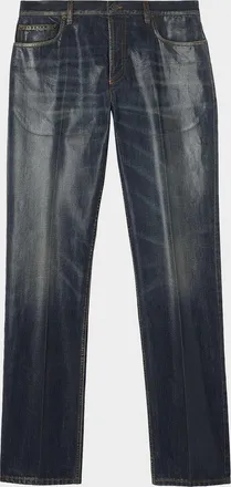 Burberry Men & apos;s Slim Fit Coated Jeans