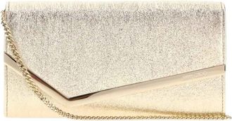 Jimmy Choo London Clutches - Dames - Clutches - Beige - ONE Size - Tassen
