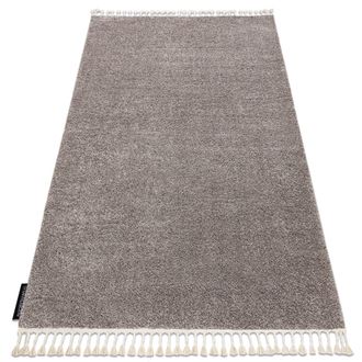 RugsX RugsX Berber Rug in Brown | Size: 140 cm x 190 cm