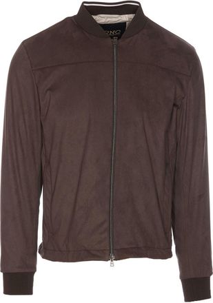 Herno crew neck jacket - Brown