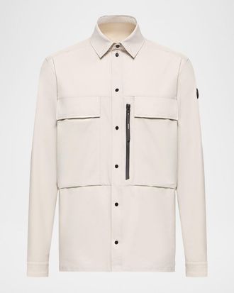 Moncler Men & apos;s Comfort Ripstop Shirt Jacket