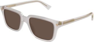 Bottega Veneta Authentieke Stijlvolle Bril- Premium Kwaliteit! - unisex - Zonnebrillen - Grijs - 50 MM - Accessoires