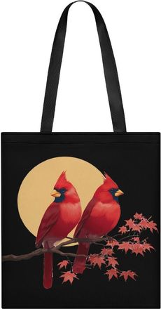 Generic Cardinal Maple Leaves Tote Bag for Women Men Shoulder Bags Purses Pouch Handbags