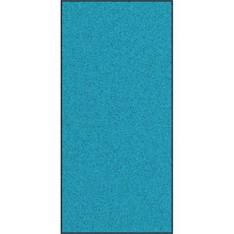 vidaXL Felpudo Cian y Negro 120 x 250 cm Poliamida y pvc Vidaxl