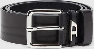 Diesel 4 cm crinkle leather belt - Belts - Man - Black