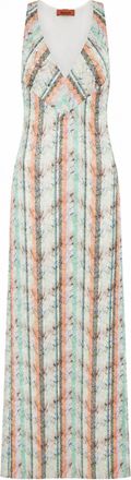 Missoni Multicolor Caperdoni Metallic Viscose Evening Dress