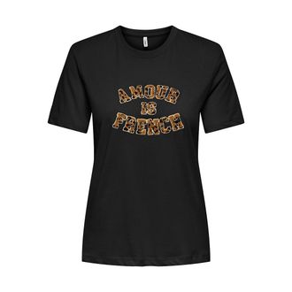 Only Bedrukt T-shirt met korte mouwen