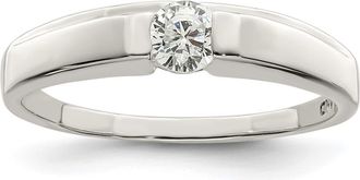 Diamond2Deal Sterling Silver Cubic Zirconia Ring