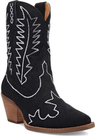 Dingo Tiny Pony Rhinestone Western Boot in Black at Nordstrom, Size 9.5
