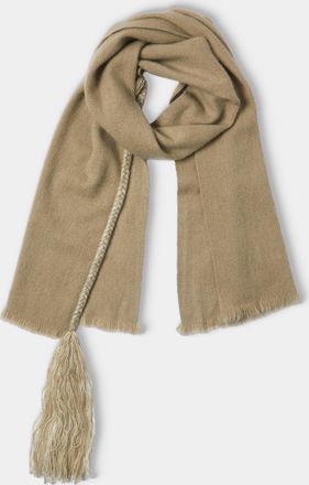 Norlha Nomad Classic Skinny Braided Hand-Spun Yak Khullu Scarf (71in/1.8m)