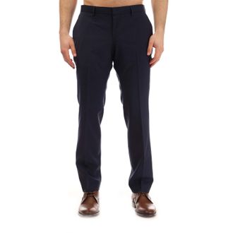 HUGO BOSS Mens C-Genius Trousers in Blue Wool - Size 30W/32L