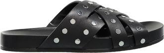 Michael Kors Sandals - Irene Flat Sandal - black - Sandals for ladies