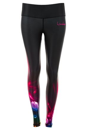 Winshape Leggings WINSHAPE AEL102-Cosmic, Damen, Gr. XXL, Normalgr&ouml;ssen, schwarz (cosmic), 80% Polyester, 20% Elasthan, Hosen Leggings, mit leichtem Kompressio