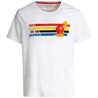 Guess Uomo, Top, Bianco, S, new