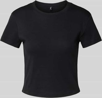 Only Slim Fit T-shirt aus reiner Baumwolle Modell ELINA in Black, Gr&ouml;&szlig;e XL