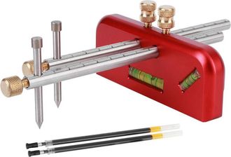 OEM Regla De Trazado Lineal Para Carpinter&iacute;a, Calibre De Mortajas De Doble Cabezal Fabricado En Aleaci&oacute;n De Aluminio, Herramienta De Carpintero