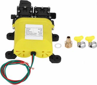 OEM Bomba De Diafragma De Alta Presi&oacute;n De 12 V Y 120 W, 8 L, Con Conector De Cobre - Bomba De Inyecci&oacute;n De Agua Autom&aacute;tica