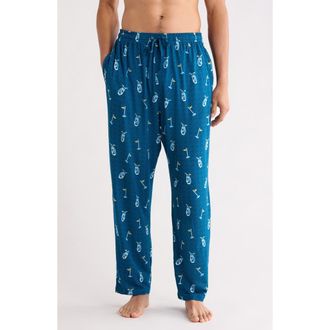 PGA TOUR Sailor Golf Bag Print Pajama Pants in Sailor Blue at Nordstrom Rack, Size X-Large