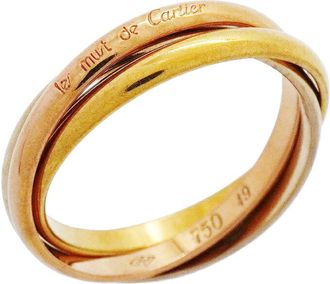 Cartier Yellow Gold (18K) Pink Gold (18K) White Gold (18K) Band Ring (Pre-Owned)