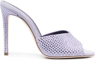 PARIS TEXAS Holly Stiletto Muilezel - Dames - Muiltjes - Paars - 36 EU - Leer - Schoenen