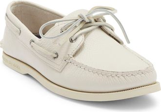 Sperry Top-Sider Authentic Original 2-Eye Boat Shoe in White at Nordstrom Rack, Size 9.5