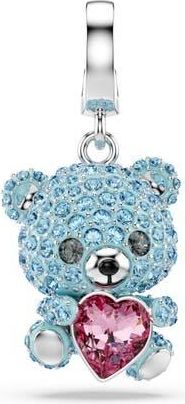 Swarovski Idyllia Crystal Teddy Bear Charm in Blue at Nordstrom