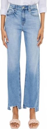 Kancan Nova High Rise Straight Jeans In Blue