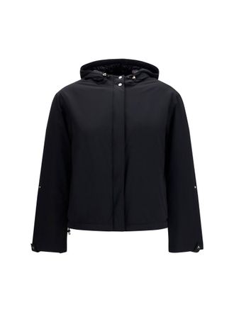 Herno Black Solid Hood Jacket