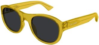 Saint Laurent Maxime Zonnebril - unisex - Zonnebrillen - Geel - 54 MM - Accessoires