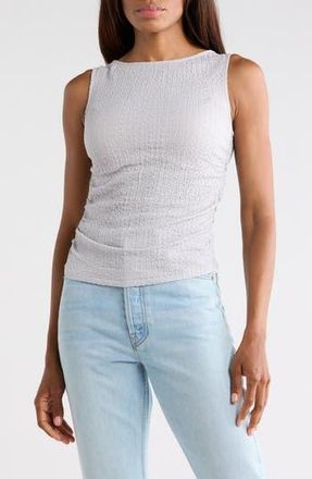 Rag & Bone Crinkled Tank in Light Grey at Nordstrom Rack, Size X-Large
