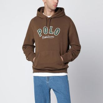 Polo Ralph Lauren Brown hoodie with logo