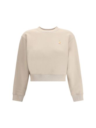 Maison Kitsuné Lady Fox Crop Sweatshirt