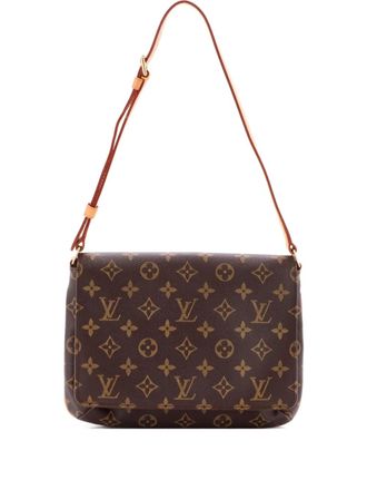 Louis Vuitton Musette Tango Handbag Monogram Canvas shoulder bag - Brown