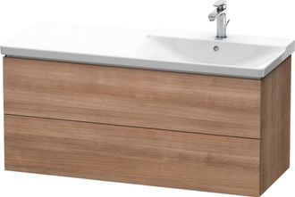 Duravit Duravit L-cube M&oacute;dulo Mural 1220mm De Ancho, Profundidad 481, 2 Cajones, Apto Para P3 Comfort Art&iacute;culo 233412, Lavabo A La Derecha, Color: Cerezo Del 