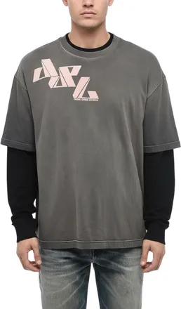 Diesel Grey Crew Neck T-Shirt