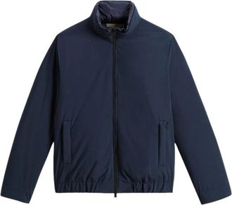 Woolrich Cloud Lewis Bomber Jack - Heren - Zomerjassen - Blauw - 2XL - Jassen