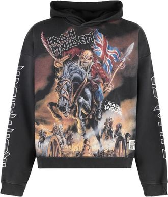 Represent Represent, Hoodies & sweatvesten, Heren, Zwart, S, Katoen, Steed Katoenen Hoodie