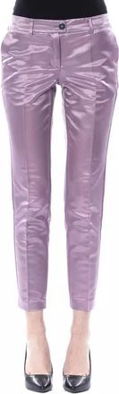 Byblos Cotton Pant - Dames - Vrijetijds broeken - Paars - L - Katoen - Broeken