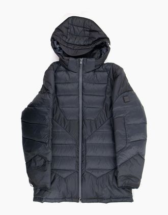 HUGO BOSS Mens Hugo Boss Patton Padded Parka Coat Black - Size: 40/Regular