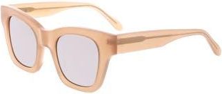 Bcbgmaxazria 47mm Modern Square Sunglasses in Beige at Nordstrom Rack