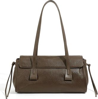 Generic JCVBN Womens Shoulder Bag Large Capacity Cowhide Luxury Handbag Long Strip Black Womens Bag Female