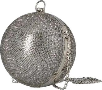 Menbur Pochette Sfera Glitter - - Bags - Donna - Grigio - ONE SIZE