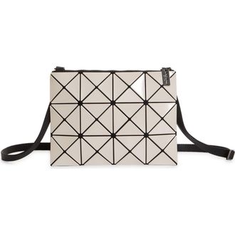Bao Bao Issey Miyake Small Lucent Crossbody Bag in Beige at Nordstrom