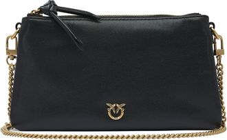 Pinko Cross Body Bags, female, Black, Size: ONE SIZE Black Crossbody Bag Stylish Versatile