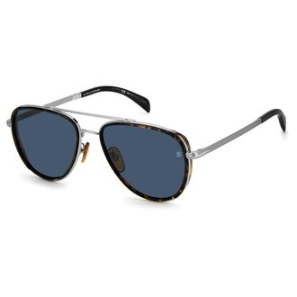 Eyewear by David Beckham Sunglasses, male, Gray, Size: 58 MM 7068/G/S Aviator Sunglasses