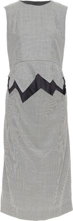 Comme Des Gar&ccedil;ons Comme Des Garcons wool houndstooth cut out dress