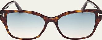 Tom Ford Elsa Acetate Butterfly Sunglasses