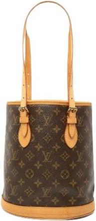 Louis Vuitton Pre-owned Petit Bucket - Dames - Vintage Tas - Bruin - ONE Size - Leer - Vintage