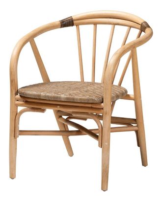 Baxton Studio Kyoto Modern Bohemian Rattan Dining Chair